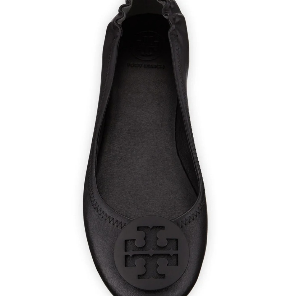 Tory Burch Minnie Travel Leather Ballet Flats Sold